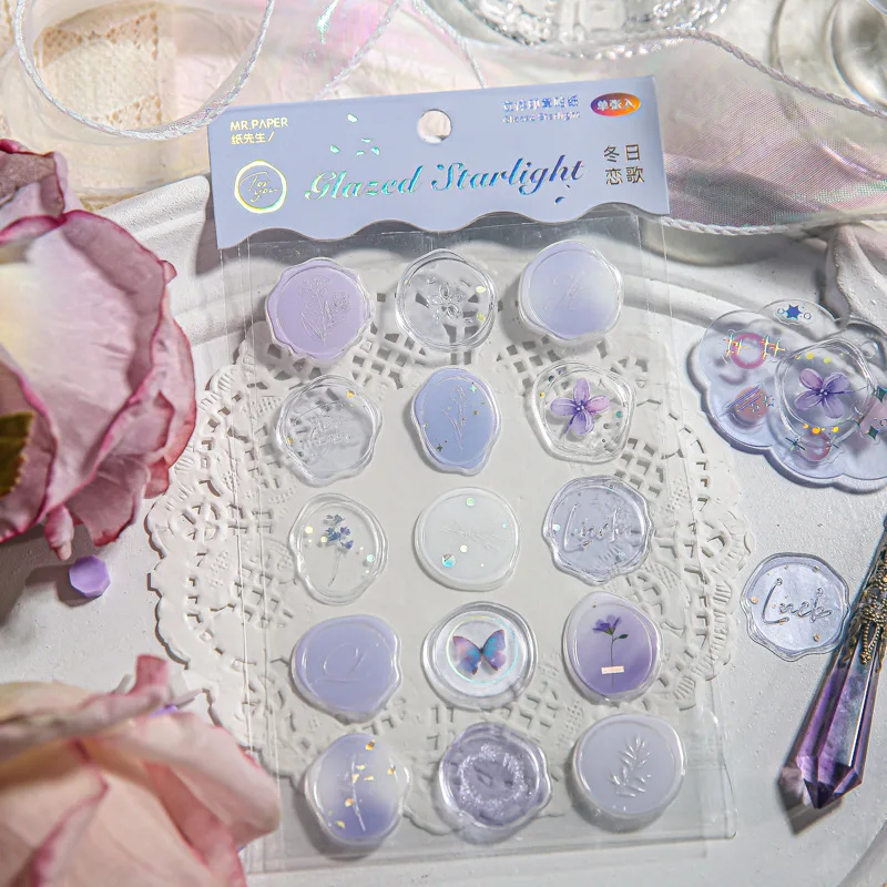 Wax Seal Stamp Kit - 15 adesivi per timbri con sigillo