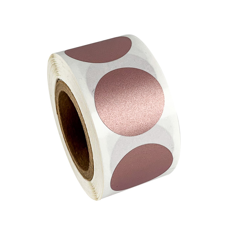 Label Printer Tape - 50-300 pezzi adesivi rotondi in oro