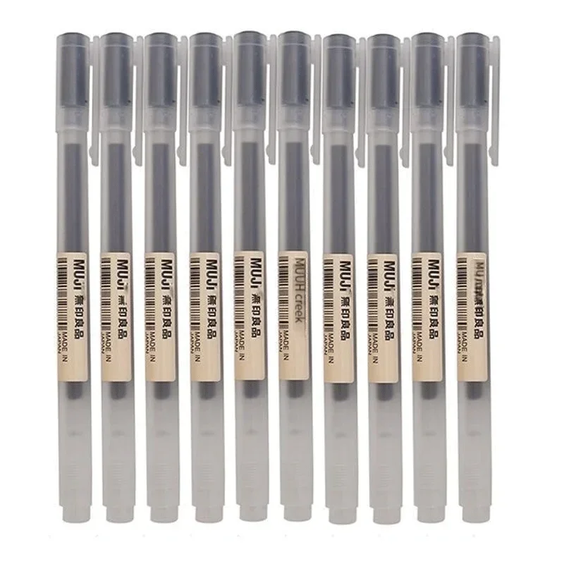 Gel Ink Pen Set - 6/8 Pz/set MUJIs Penna Gel Nero/Rosso/Blu