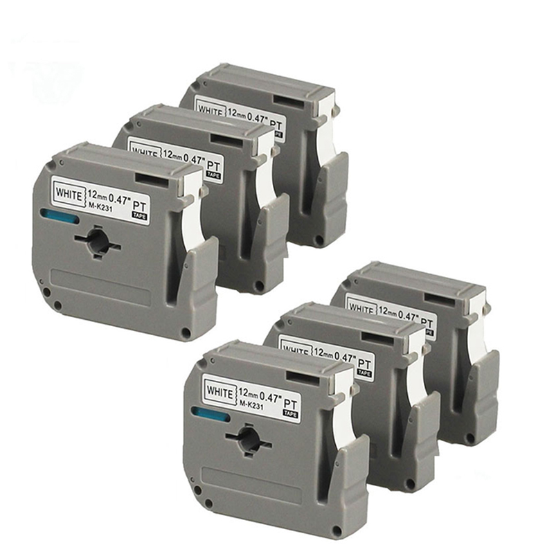 Label Printer Tape - 6 pz/lotto brother P-touch stampante etichetta