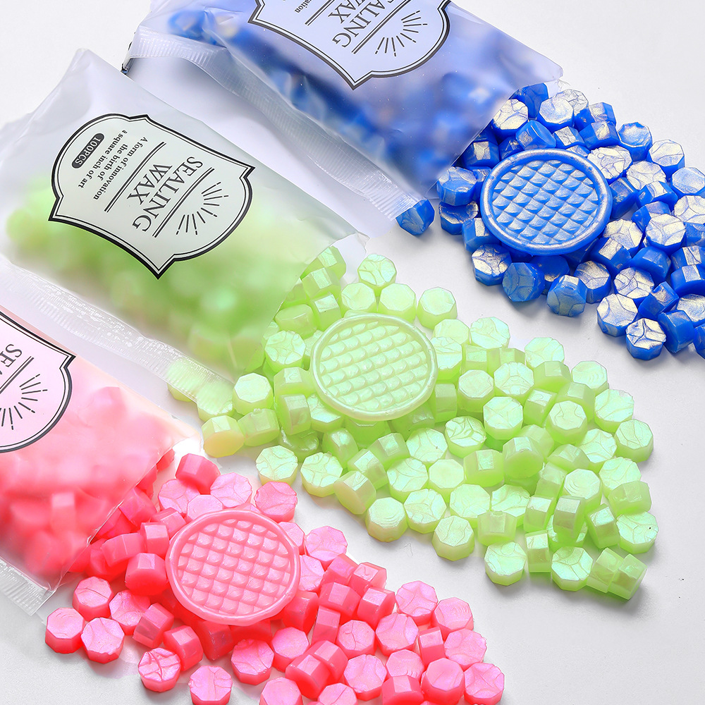 100 pz Aurora Boreale Ottagona - Wax Seal Stamp Kit recensione e prezzo