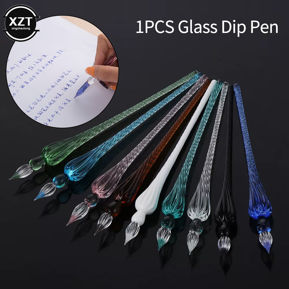 1 pz nuovo vetro Vintage Dip i - Fountain Pen Ink recensione e prezzo